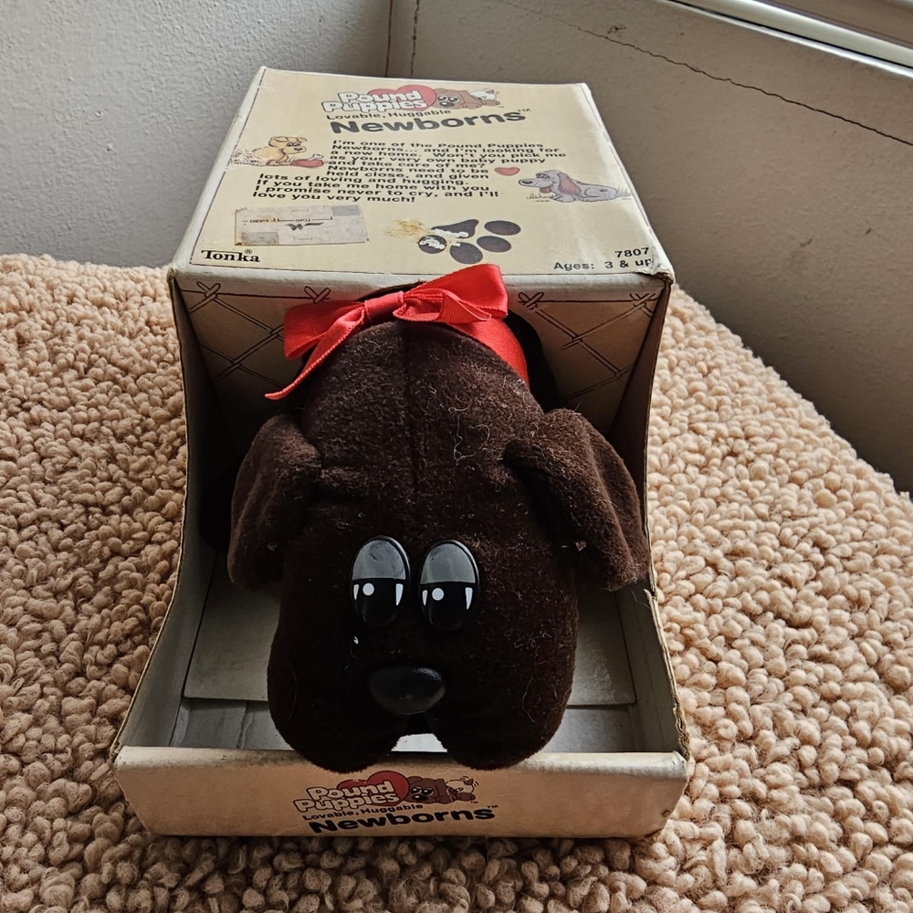 Tonka Pound Puppies Newborn Vintage Rare 1985